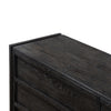 Alora Dresser Dark Espresso Reclaimed French Oak Top Corner Detail 242178-001