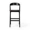 Amare Stool Sonoma Black front view 