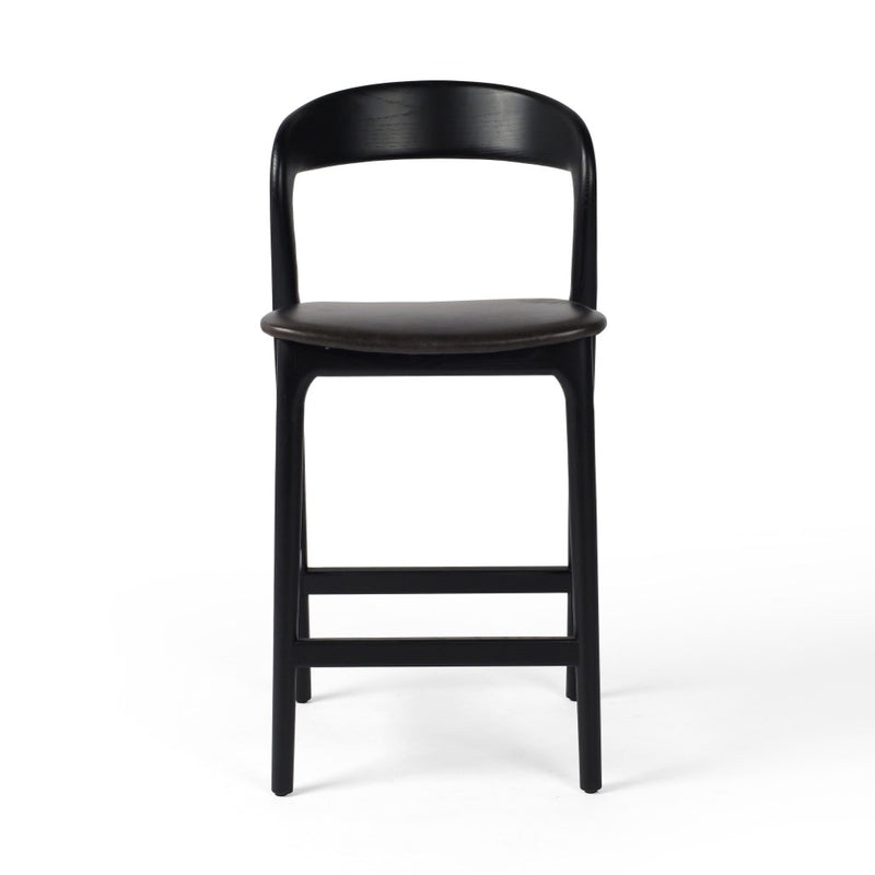 Amare Stool Sonoma Black Front Facing View 236401-007