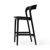 Four Hands Amare Stool Sonoma Black Angled View