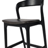 Amare Stool Sonoma Black Angled View Seating 236401-007