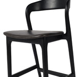 Amare Stool Sonoma Black Angled View Seating 236401-007