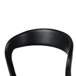 Amare Stool Sonoma Black Curved Backrest Four Hands