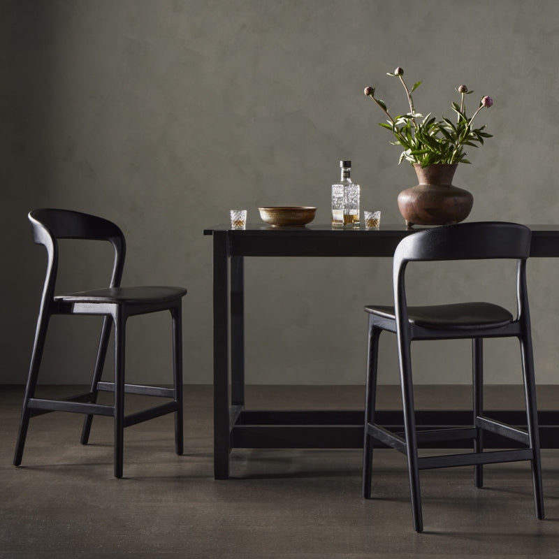Amare Stool Sonoma Black Staged View 236401-007