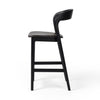 Amare Stool Sonoma Black Side View Four Hands