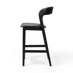 Amare Stool Sonoma Black Side View Four Hands