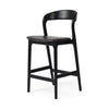 Amare Stool Sonoma Black Angled View Four Hands