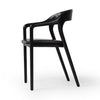 Amare Dining Armchair Sonoma Black Side Angled View Four Hands