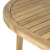 Four Hands Amaya Outdoor Dining Table Acacia Wood Slatted Top