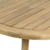 Amaya Outdoor Dining Table Natural Acacia Wood Detail 232273-001