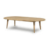 Amaya Outdoor Oval Coffee Table Angled View 232271-001
