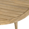 Amaya Round Outdoor Coffee Table Acacia Tapered Legs 232272-001
