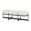 Mercana Amelia Accent Bench angled view 