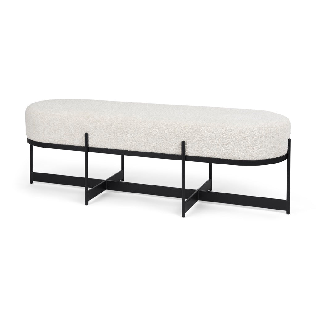 Mercana Amelia Accent Bench angled view 
