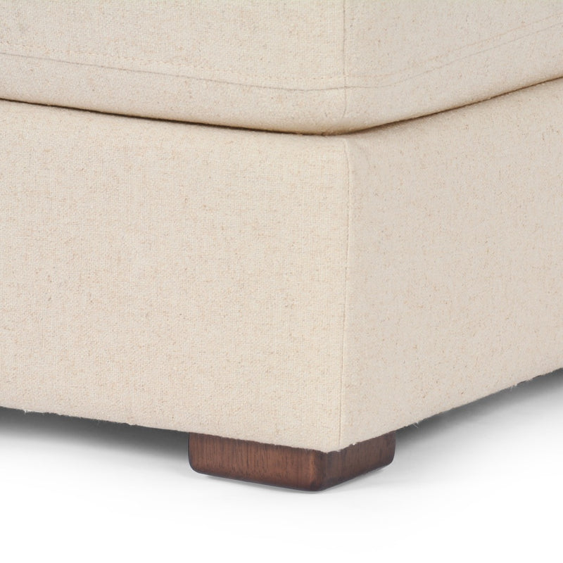 Andrus Ottoman Antwerp Natural Parawood Almond Legs 235199-001

