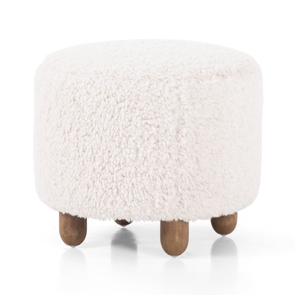 Four Hands Aniston Ottoman angled view 