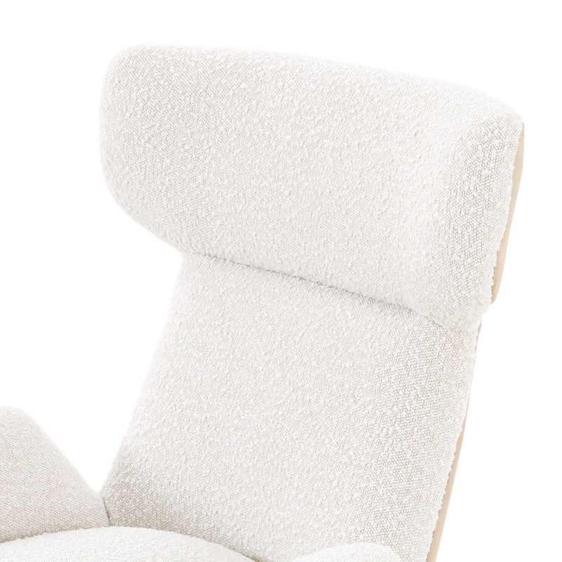Anson Desk Chair Knoll Natural Performance Fabric Backrest Four Hands