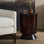 Antonella End Table Antique Rust Staged View Four Hands