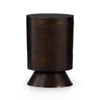 Antonella End Table Antique Rust Angled View 225119-002