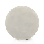 Antonella End Table Textured Matte White Top View Four Hands