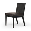 Antonia Cane Armless Dining Chair Sonoma Black Angled View 100054-011