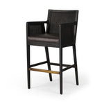 Antonia Cane Bar Stool Sonoma Black Angled View 109035-019
