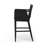 Antonia Cane Counter Stool Savile Charcoal Side View 109035-022
