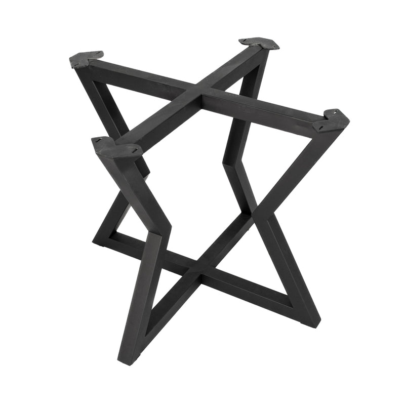 Anvil Dining Table Base - Stone Black - Detail View