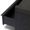 Aramis Nightstand 247951-002 open drawer side view 