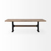 Mercana Araxi Rectangular Dining Table front view 