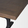 Mercana Araxi Rectangular Dining Table tabletop corner view 