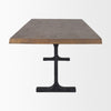 Mercana Araxi Rectangular Dining Table side view 