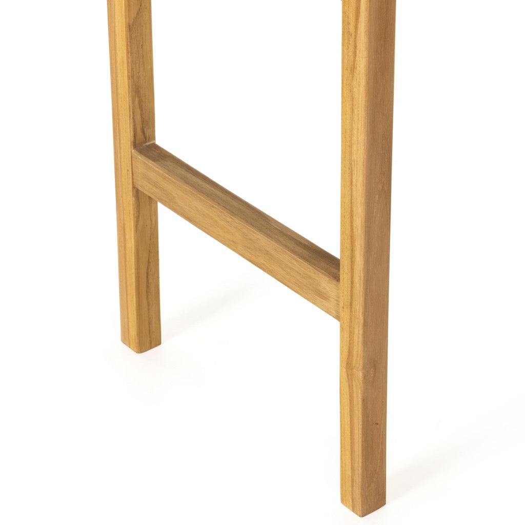 Natural Ladder Four Hands Arched Ladder - Natural Brown Teak – Artesanos Design Collection