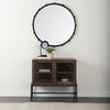 Mercana Arelius Accent Cabinet staged view with mirror 