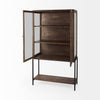Mercana Arelius Cabinet angled open door view 