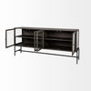 Mercana Arelius Sideboard angled open door view 