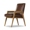 Aresa Dining Chair Sierra Chestnut Angled View 229551-005
