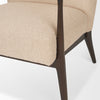 Mercana Argent Accent Chair seat and leg view 