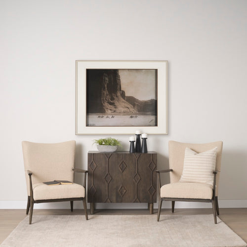 Argent Accent Chair 70426 staged view 