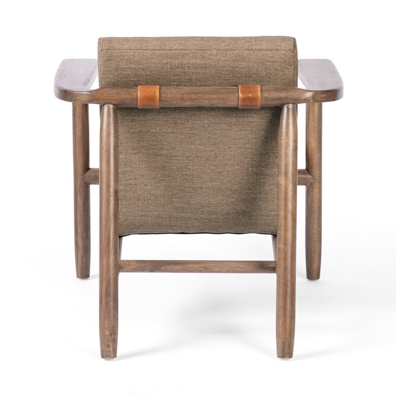 Arnett Chair Alcala Fawn Back View Four Hands