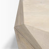 Arreto Hexagonal Hinged Coffee Table corner view 