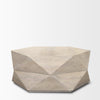 Arreto Hexagonal Hinged Coffee Table side view 