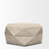 Arreto Hexagonal Hinged Coffee Table front view 