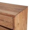 Aspen 6 Drawer Dresser Smoked Acacia Top Right Corner Detail Home Trends & Design