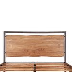 Aspen Bed Smoked Acacia Live Edge Headboard Home Trends & Design