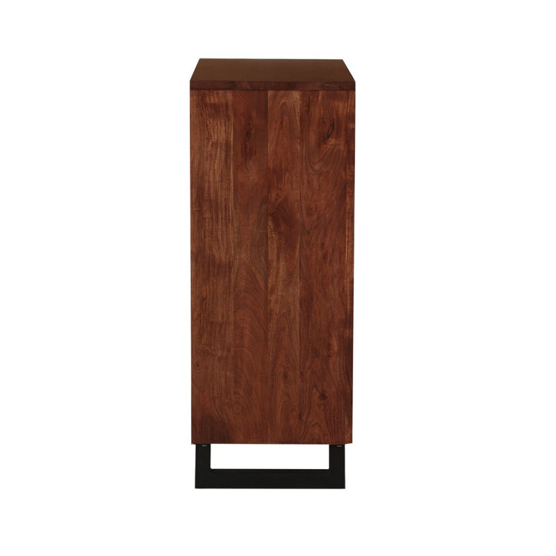 Aspen 34" Tall Chest FAS-TC34WN side view 