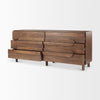 Astrid Sideboard 69940 angled open drawer view 