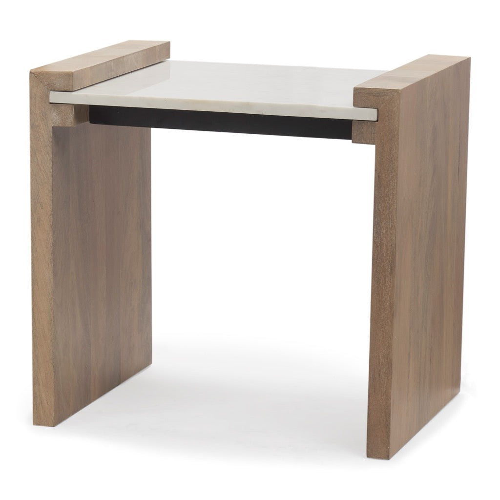 Mercana Athens End Table angled view 