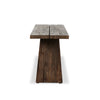 Four Hands Atlas Console Table Smoked Alder Side View
