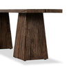 Atlas Console Table Smoked Alder Thick Pine Plywood Legs Four Hands